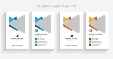 moderno creativo attività commerciale carta modello vettore, elegante semplice minimo visitare carta design disposizione vettore