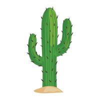 pianta secca di cactus vettore