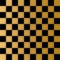 nero e oro piazze senza soluzione di continuità motivo.a scacchi bandiera. vettore illustrazione.