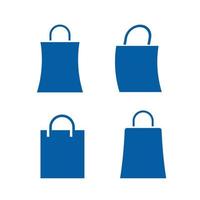 shopping Borsa design vettore. adatto per in linea negozio logo e mercato posto icona vettore