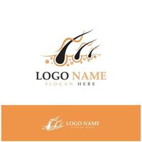 capelli trattamento logo capelli trapianto logo, rimozione logo vettore Immagine design illustrazione