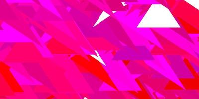 sfondo vettoriale rosa chiaro con forme poligonali.