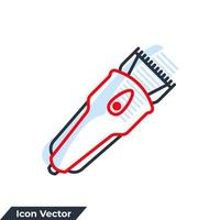 capelli clipper icona logo vettore illustrazione. elettrico capelli clipper simbolo modello per grafico e ragnatela design collezione