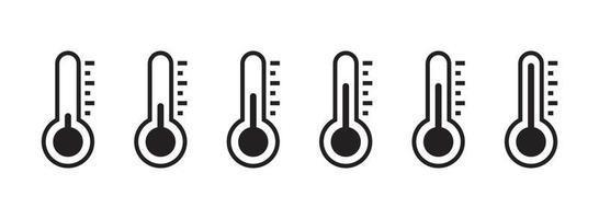 caldo temperatura tempo metereologico e clima previsione piatto illustrazione. vettore