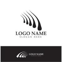 illustrazione del design dell'immagine vettoriale del logo di rimozione del logo del trattamento dei capelli