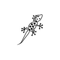 lucertola camaleonte geco animall logo e simbolo vettore illustrazione