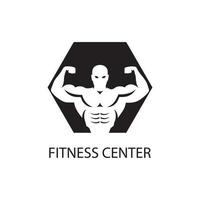 vettore oggetto e icone per sport etichetta Palestra distintivo fitness logo design