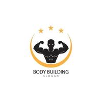 vettore oggetto e icone per sport etichetta Palestra distintivo fitness logo design