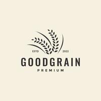 fricchettone grano Grano logo design vettore