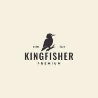 martin pescatore uccello fricchettone Vintage ▾ logo design vettore