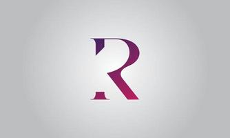 r logo design vettore gratuito vettore modello