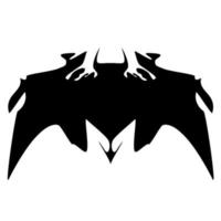 pietra pipistrello icona. Batman logo vettore isolato su bianca sfondo