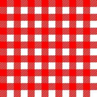 rosso e bianca plaid design per tessuto vettore