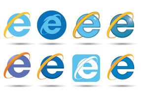 Vettore di Internet Explorer