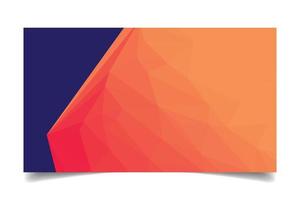 arancia colore triangolato sfondo struttura vettore per attività commerciale carta modello