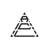creativo triangolo tre professionale logo design per il tuo azienda vettore