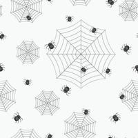 Halloween nel autunno senza soluzione di continuità modello design vettore