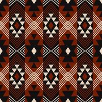 etnico geometrico modello. sud-ovest azteco geometrico forma con linea strisce senza soluzione di continuità modello sfondo. uso per etnico tessuto, tessile, interno decorazione elementi, tappezzeria, avvolgere. vettore