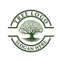 albero Vintage ▾ logo design ispirazione vettore