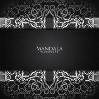 bellissimo sfondo di lusso decorativo design mandala vettore