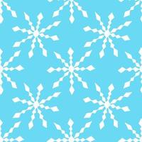 i fiocchi di neve senza soluzione di continuità modello. mano disegnato minimalista Natale sfondo. scarabocchio, , scandinavo, nordico. sfondo involucro carta tessile vettore