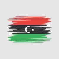 Libia bandiera design gratuito vettore