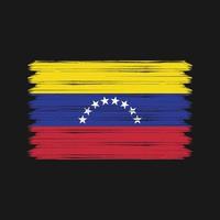pennellate bandiera venezuela. bandiera nazionale vettore