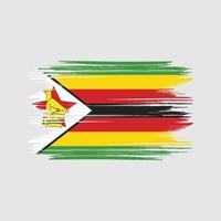 Zimbabwe bandiera design gratuito vettore
