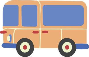 mano disegnato autobus illustrazione vettore