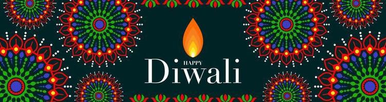 contento diwali, Deepavali o dipavali il indiano Festival celebrazione piatto design. vettore