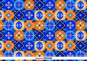 Blu Talavera Vector Pattern