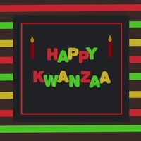 illustrazione vettore grafico di contento Kwanzaa Africa tradizionale celebrazione