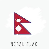 grunge Nepal vettore bandiera