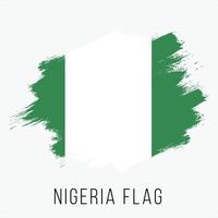 grunge Nigeria vettore bandiera