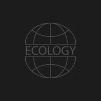 ecologia logo vettore