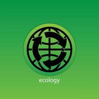 ecologia logo vettore