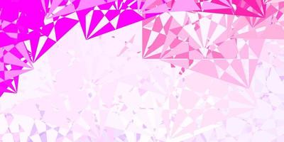 texture vettoriale viola chiaro, rosa con forme di memphis.