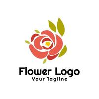 creativo fiore logo modello vettore