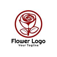 creativo fiore logo modello vettore