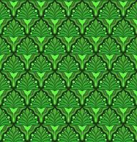 senza soluzione di continuità vettore sfondo nel arte nouveau stile con leggero verde pianta elementi