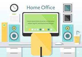 Illustrazione di vettore gratuito Home Office