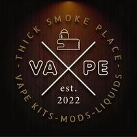 Vape logo Vintage ▾ vettore