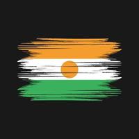 Niger bandiera design gratuito vettore