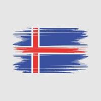 Islanda bandiera design gratuito vettore