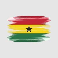 Ghana bandiera design gratuito vettore