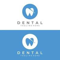 astratto dentale logo modello design. dentale Salute, dentale cura e dentale clinica. logo per Salute, dentista e clinica. vettore