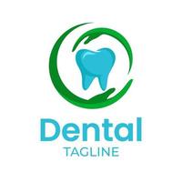 minimalista dentale cura logo vettore