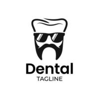 minimalista signore dentale logo vettore