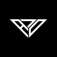 ajd lettera logo creativo design con vettore grafico, ajd semplice e moderno logo nel triangolo forma.