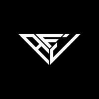 af lettera logo creativo design con vettore grafico, af semplice e moderno logo nel triangolo forma.